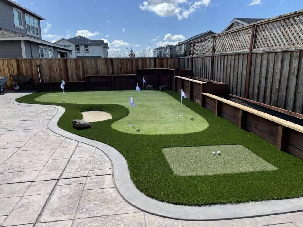 Putting Green Installation in Tomball